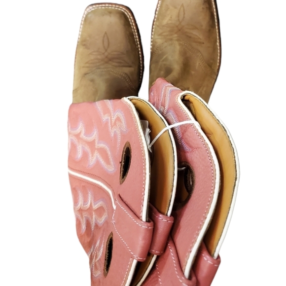 Laredo Square Toe Cowboy Boots Size 9.5 Men's - Picture 5 of 6